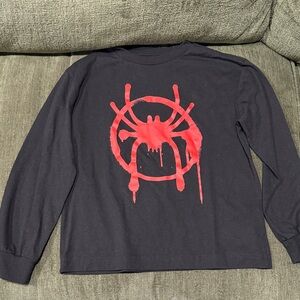 GAP Black Spider Graphic Kids Shirt